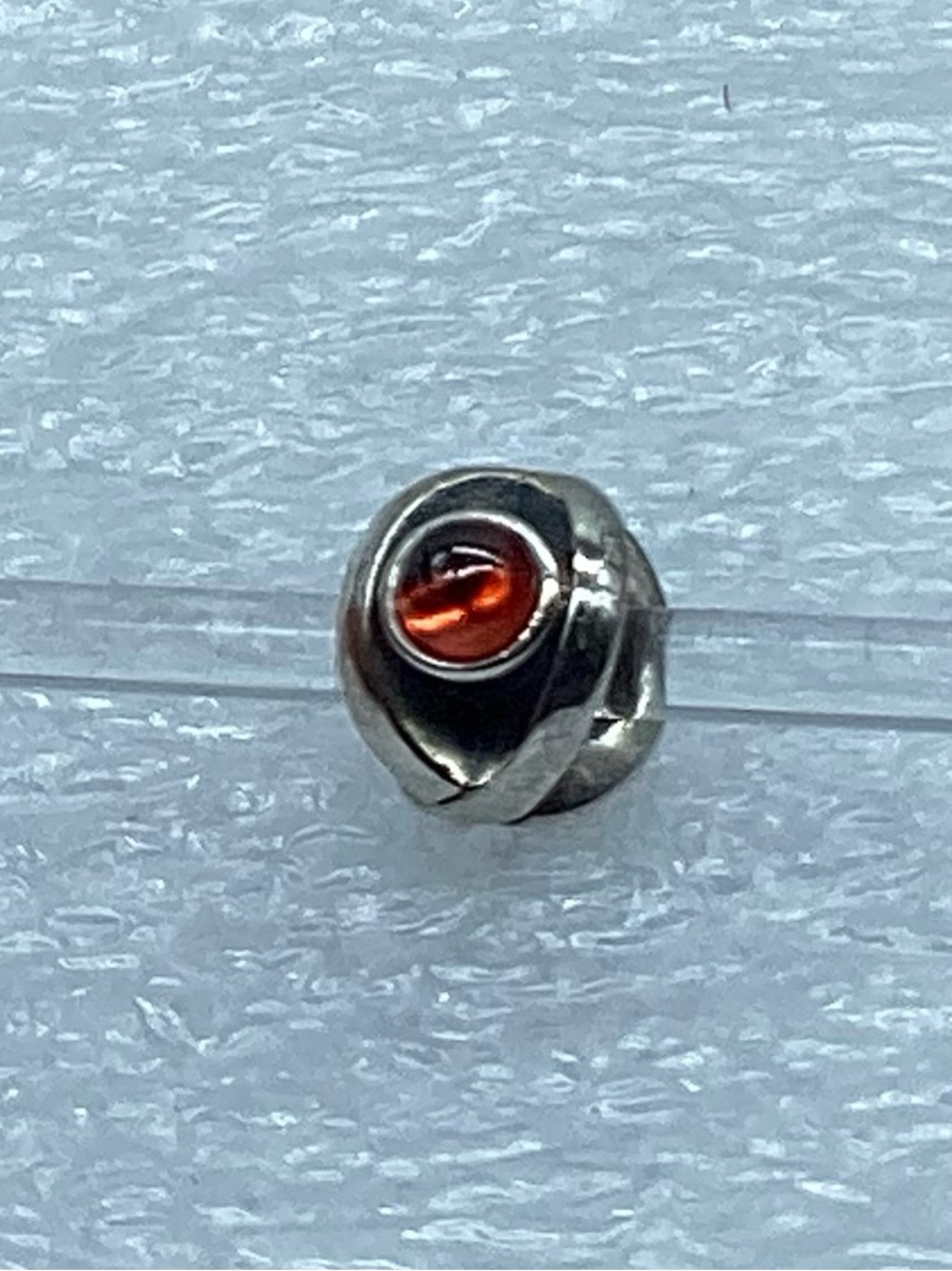 Pandora, “ Silver Garnet Eye” Charm S925 Ale A89-9 (Retired)